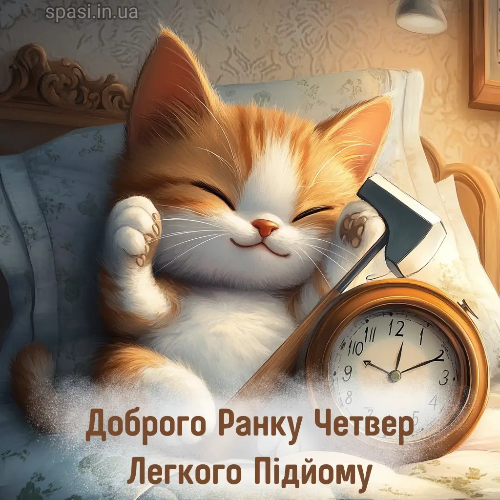 Нова листівка доброго ранку четверга 6